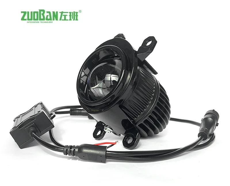 2 inç lens yüksek parlaklık LED Bi-xenon 3 renkli sis farları